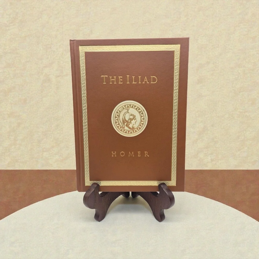 The Iliad By Homer Illustrated Leather Bound Published By Borders Classics